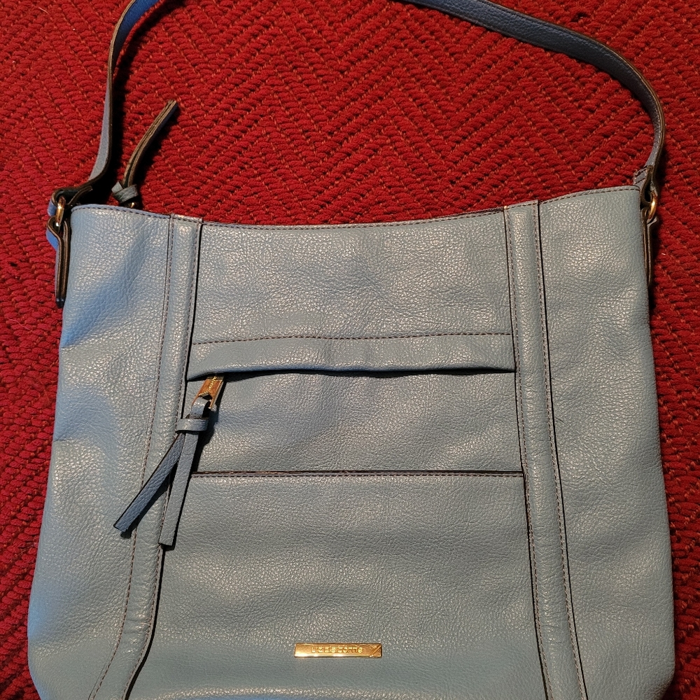 Like Claiborne light blue hand bag